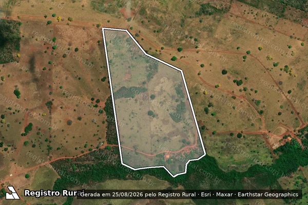 Imagem de satélite de FAZENDA BALIZA VI - Parte 01 em Formosa da Serra Negra - MA