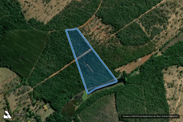 Imagem de satélite de FAZENDA CAPÃO GRANDE - GLEBA 03 em Cláudio - MG