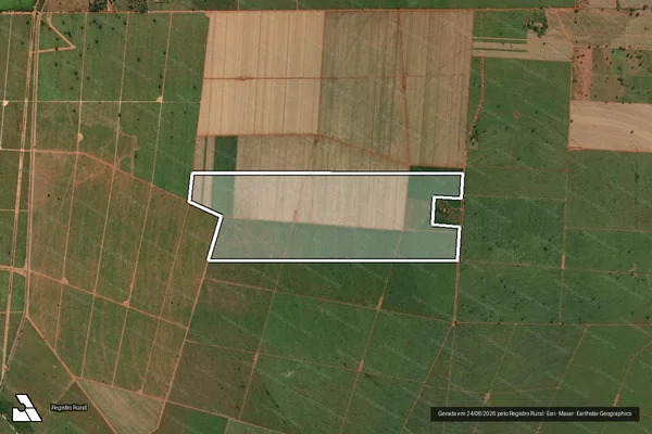 Imagem de satélite de Fazenda Flor D?Oeste - FAZ. FLOR D?OESTE ? GLEBA C em Panorama - SP