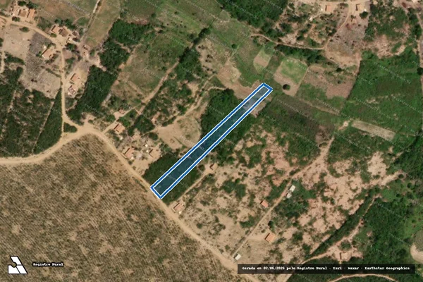 Imagem de satélite de FAZENDA DUAS BARRAS - Parte 1 em São João do Paraíso - MG