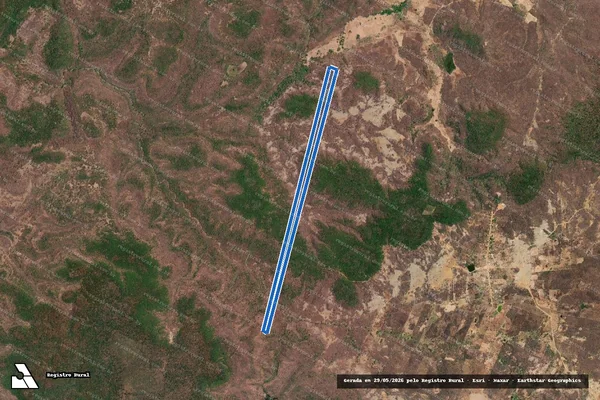 Imagem de satélite de ANGICAL - PARCELA 50 em Valença do Piauí - PI