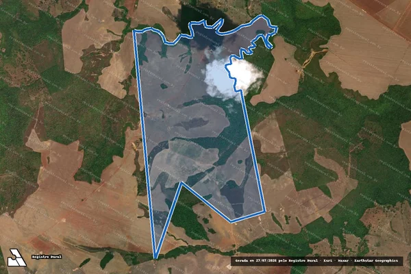 Imagem de satélite de Parte Remanescente do Lote Nº 09 do Loteamento Pratinha, Denominado Fazenda São Paulo - Parte Remanescente do Lote Nª 09 do Loteamento Pratinha, Denominado Fazenda São Paulo em Tocantínia - TO