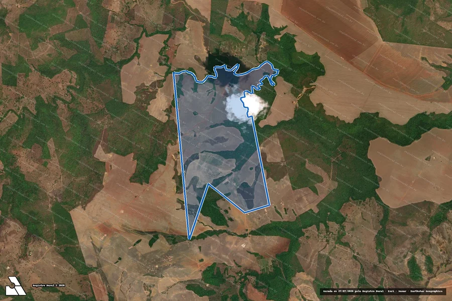 Imagem aérea do item B