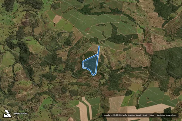 Imagem de satélite de FAZENDA FERRADURA - GLEBA 03 em Nova América - GO