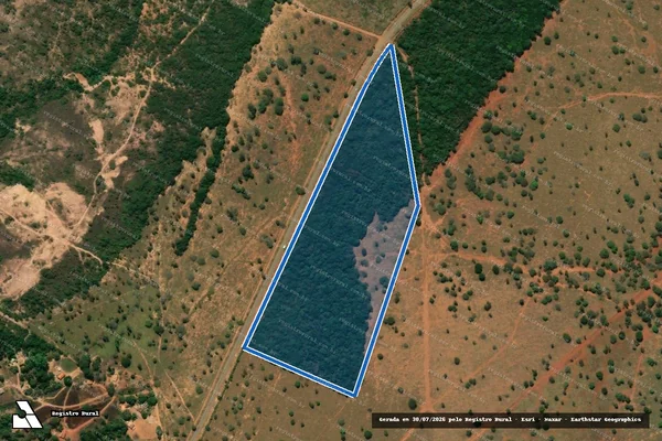 Imagem de satélite de FAZENDA RIACHO FUNDO 2 - PARCELA 01 em Pitangui - MG