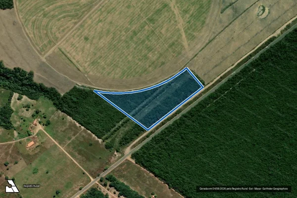 Imagem de satélite de FAZENDA CHAPADA ? GLEBA A - PARCELA 02 em Barra do Corda - MA