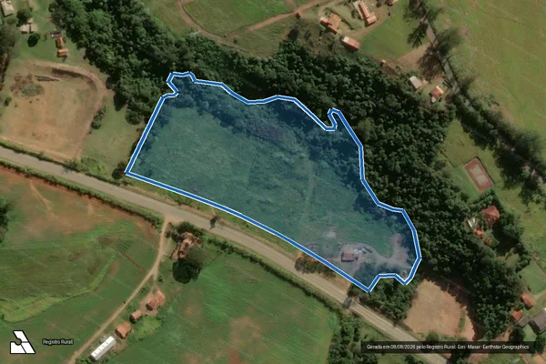 Imagem de satélite de SÍTIO SÃO BENEDITO - GLEBA B - Parte 1 em Bragança Paulista - SP