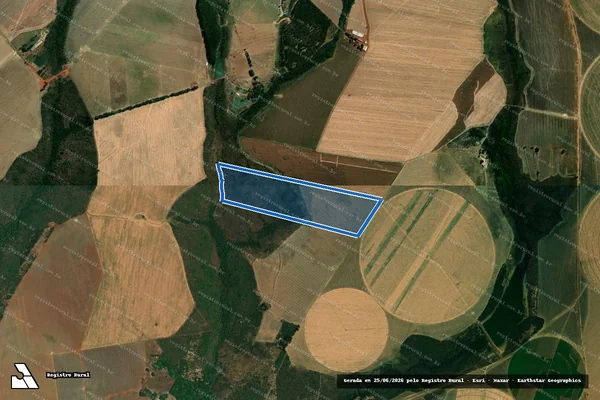 Imagem de satélite de Fazenda Alex-Sarana - Parcela 1 em Cristalina - GO