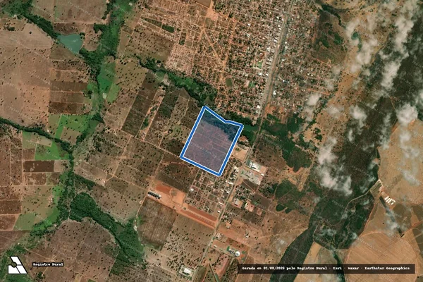 Imagem de satélite de ESTANCIA SAO FRANCISCO  - GLEBA 2 em Nova Crixás - GO