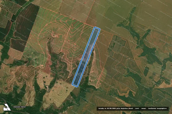 Imagem de satélite de Fazenda São José - Parcela 02 em Tupã - SP
