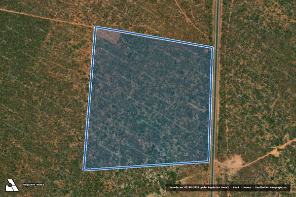 Imagem de satélite de Fazenda Cabeceira Redonda - Parcela 1 em Coribe - BA