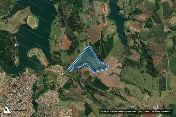 Imagem de satélite de SÍTIO SÃO MARCOS - Única em Carlópolis - PR
