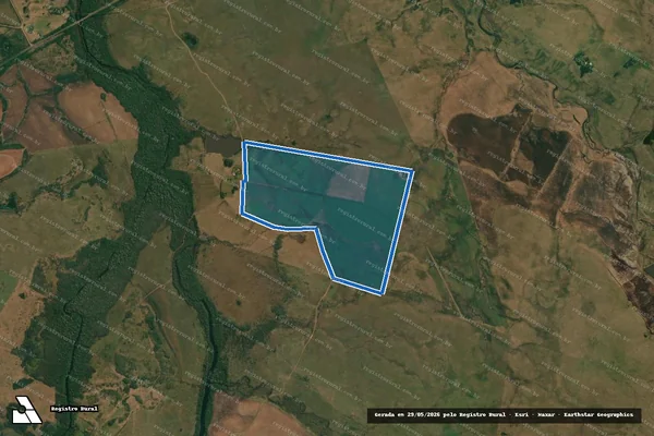 Imagem de satélite de Estabelecimento Vitória Régia - Gleba B em Alegrete - RS