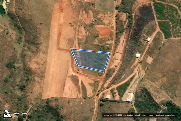 Imagem de satélite de Sítio Laje - Parcela 1 em Matipó - MG