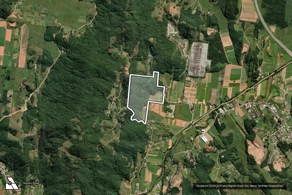 Imagem de satélite de SÍTIO SILVESTRE - SÍTIO SILVESTRE em Biguaçu - SC