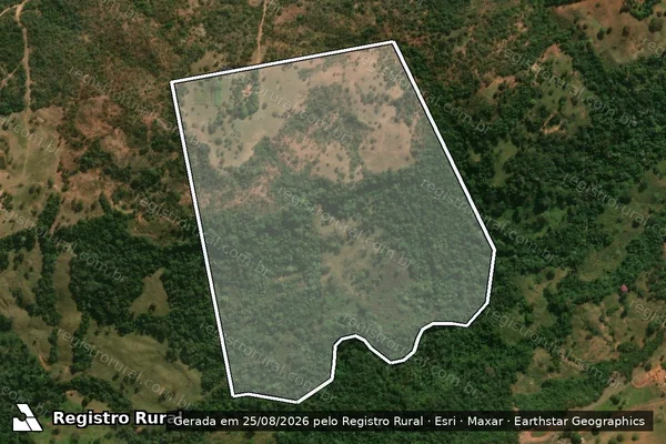 Imagem de satélite de Lote 76  P. A 17 DE MARÇO - Lote 76 em Juscimeira - MT