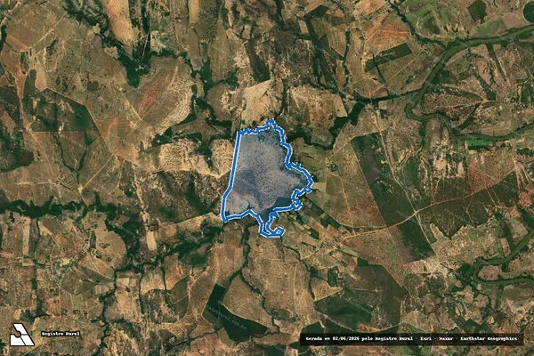 Imagem de satélite de FAZENDA BARRA DAS PEDRAS - FAZ BARRA DAS PEDRAS em Curvelo - MG