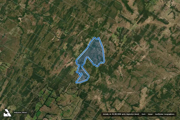 Imagem de satélite de FAZENDA ÁGUA LIMPA / Parte 1 em Poconé - MT