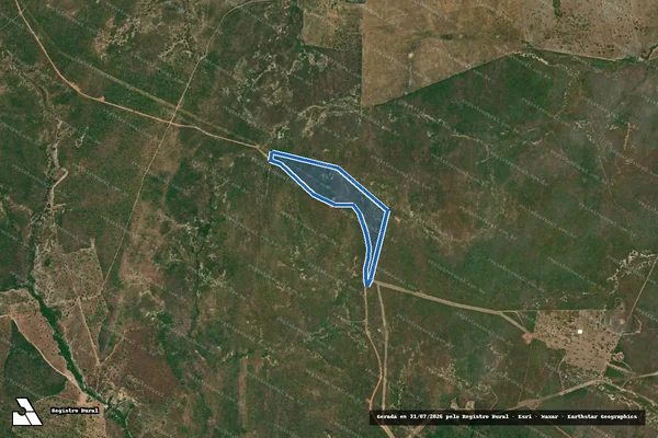 Imagem de satélite de FAZENDA LA MARTA LOTE 42 DO LOTEAMENTO SÃO MIGUEL - Gleba 01 em São Salvador do Tocantins - TO