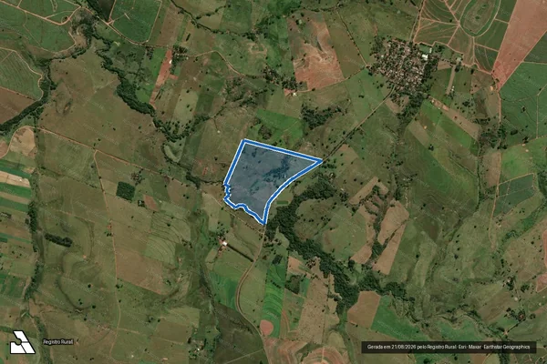 Imagem de satélite de ESTÂNCIA GRAM NELORE - Parte 1 em Presidente Prudente - SP