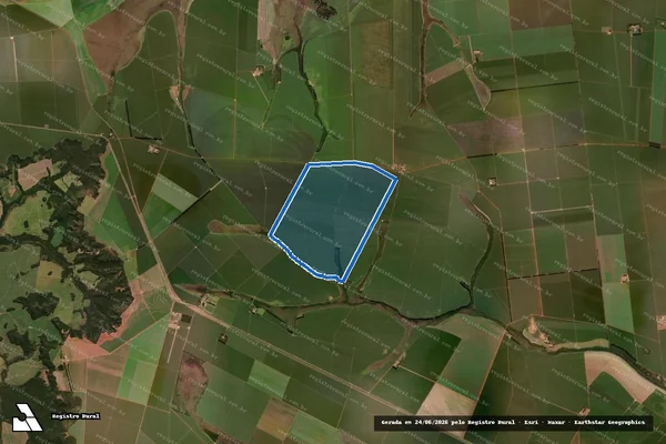 Imagem de satélite de Fazenda Prata - FAZ. CAMILA PRATA I-J em Chapadão do Céu - GO