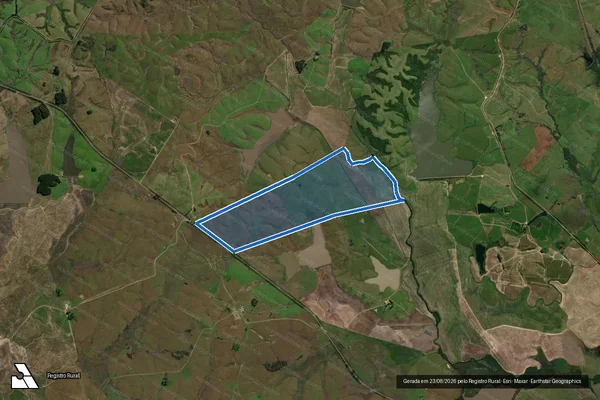 Imagem de satélite de Estância da Floresta - Parte 3 em São Gabriel - RS