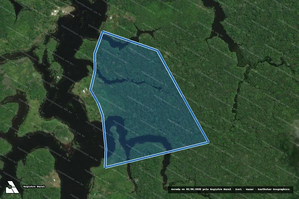 Imagem de satélite de MANAQUIRI - GLEBA 08 - Lote 29 - IMÓVEL MANAQUIRI em Careiro - AM