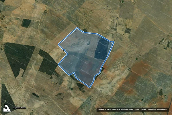 Imagem de satélite de FAZENDA SÃO LUIZ - GLEBA 4 em Carira - SE