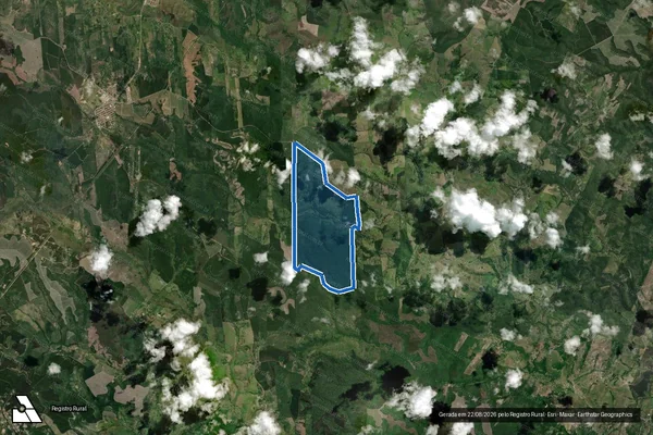 Imagem de satélite de FAZENDA RIACHÃO em Entre Rios - BA