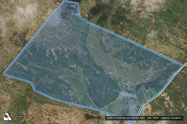 Imagem de satélite de FAZENDA LAGOA DO PAULO - Parte 1 em Itapicuru - BA