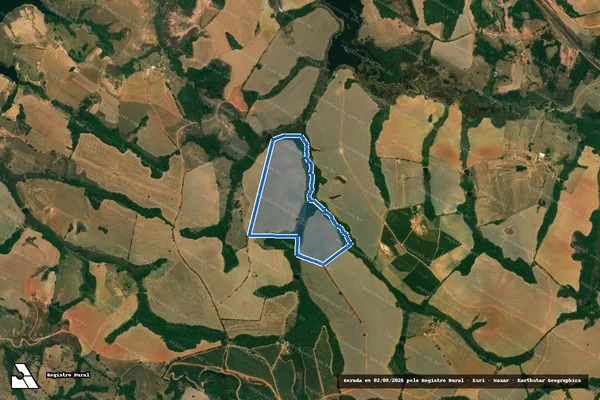 Imagem de satélite de PASTO PAI TOMAZ, MORRO VERMELHO, FAZENDA MATO GROSSO - PARCELA 1 em São João del Rei - MG