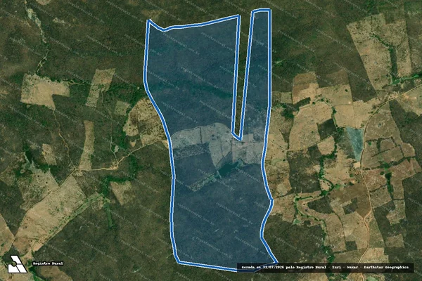 Imagem de satélite de SITIO POÇO DANTAS  - SITIO POÇO DANTAS em São José de Caiana - PB