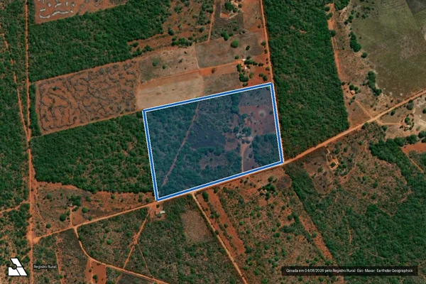 Imagem de satélite de P.A. UNIDOS VENCEREMOS ? LOTE 08 - Parte 1 em Buritis - MG