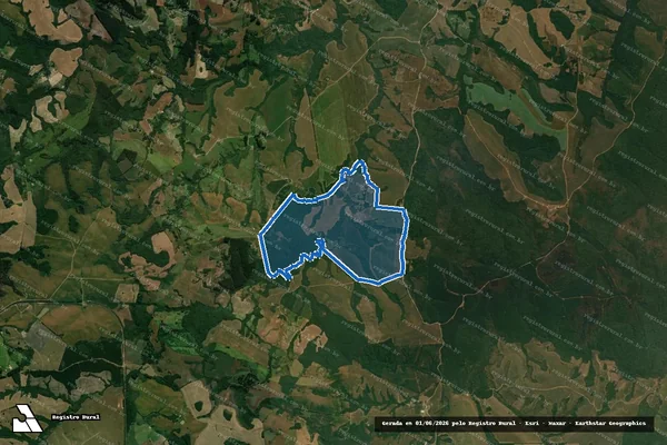 Imagem de satélite de Fazenda Bom Jesus das Araucárias - Parcela 1 em Reserva - PR