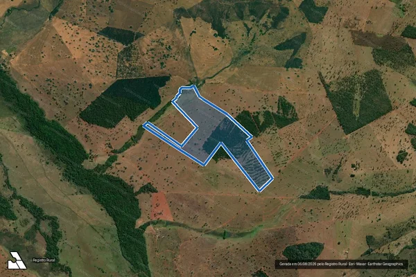 Imagem de satélite de FAZENDA REQUEBRA - Gleba 01 em Gurinhatã - MG