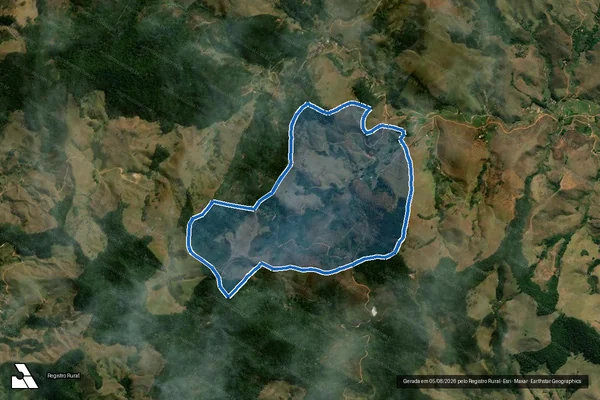 Imagem de satélite de Fazenda Capivari - Parcela 1 em Santos Dumont - MG