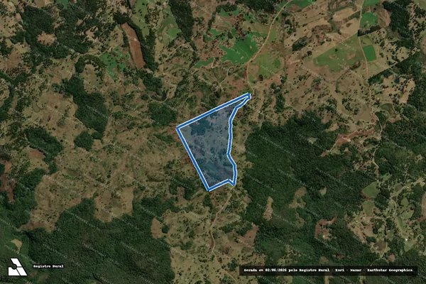 Imagem de satélite de Rincão das Burras ? Gleba 1 - Rincão das Burras em Monte Alegre dos Campos - RS