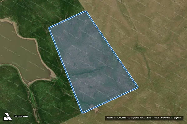 Imagem de satélite de FAZENDA DO JUNCO - ÁREA C em Bagé - RS