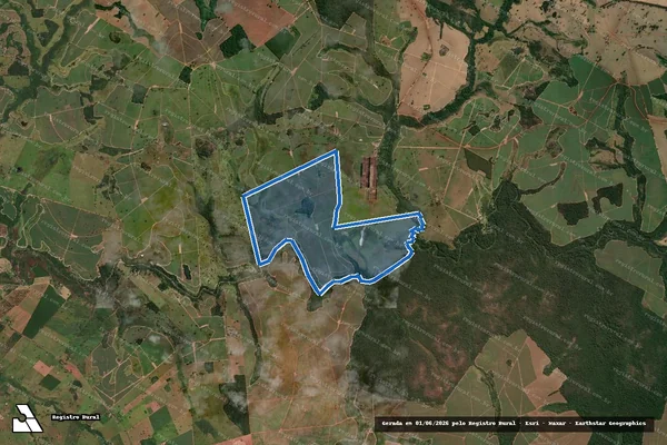 Imagem de satélite de Fazenda Morada do Sol em Fernandópolis - SP