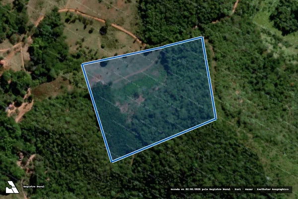 Imagem de satélite de Fazenda Grota da Jabuticaba  - Parte 1 em São Sebastião do Maranhão - MG