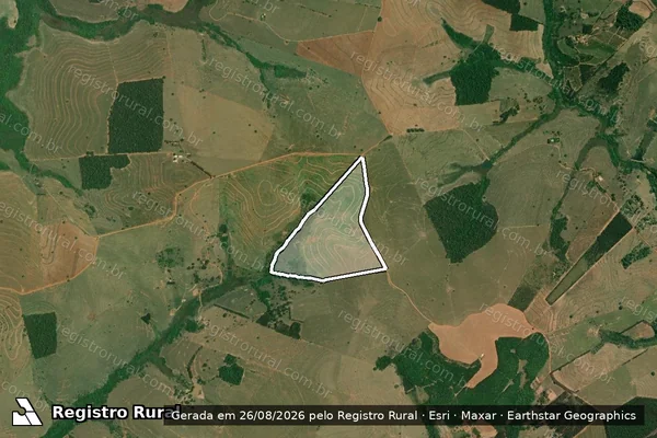 Imagem de satélite de Fazenda Santa Terezinha - PARCELA LUCIANÓPOLIS em Lucianópolis - SP