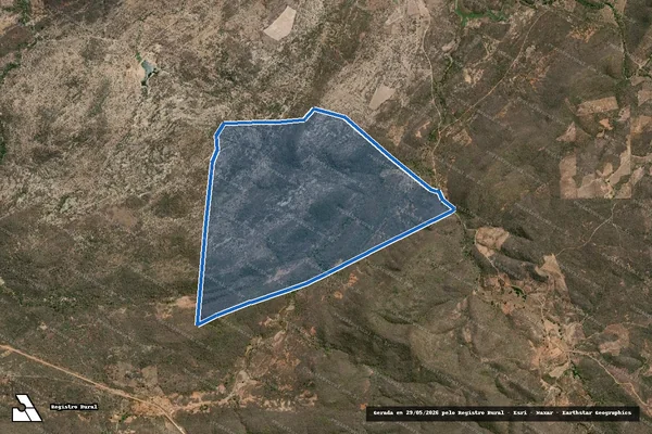 Imagem de satélite de SÍTIO AGUILHADAS - Parte 1 em Aiuaba - CE