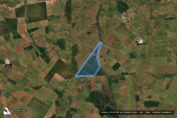 Imagem de satélite de Fazenda Santa Marta - Parcela 1 em Bataguassu - MS