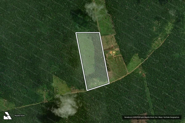 Imagem de satélite de SÍTIO RANCHO LAÇO FORTE - GLEBA MAPINGUARI – GLEBA TRÊS IRMÃOS / Gleba Três Irmãos