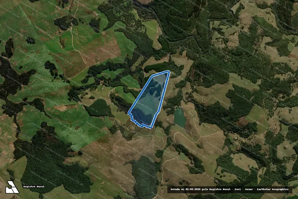 Imagem de satélite de FAZENDA SÃO JORGE - Gleba 01 em Palmas - PR