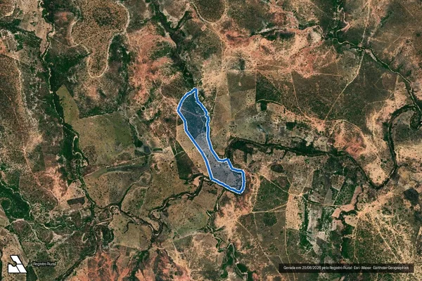 Imagem de satélite de Fazenda Barreirinha - Parte 02 em Santa Fé de Minas - MG