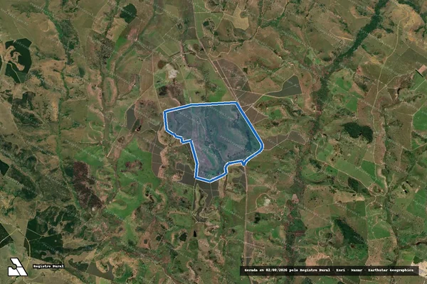 Imagem de satélite de FAZENDA CONJUNTO ITAUNA - 001 em Medeiros Neto - BA