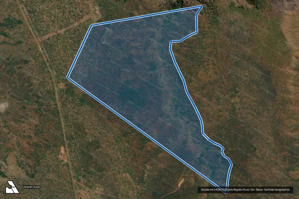 Imagem de satélite de Fazenda São Miguel - Gleba B em Ribeiro Gonçalves - PI