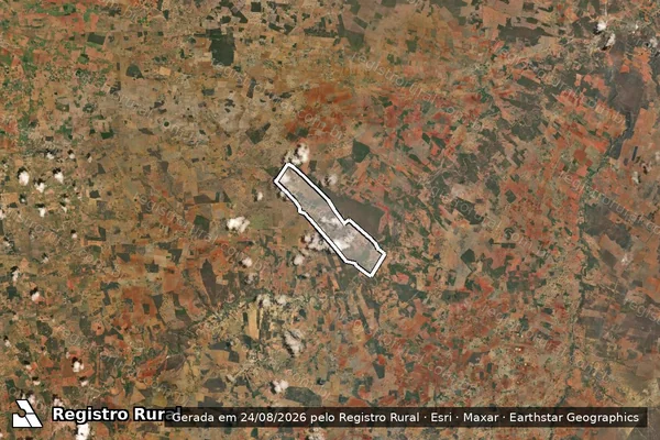 Imagem de satélite de FAZ BENDEGO em Morro do Chapéu - BA