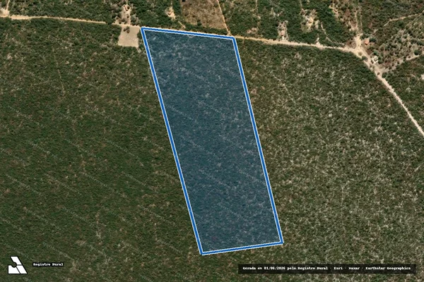 Imagem de satélite de FAZENDA COCHÁ, GIBÃO E FLEXEIRAS - Parte 2 em Cônego Marinho - MG